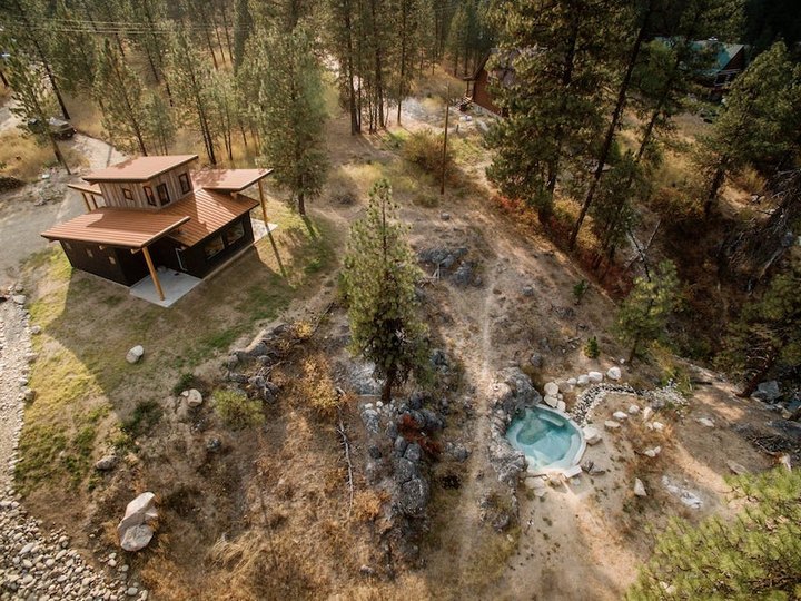 With Its Own Private Hot Springs, This Charming Mountain Cabin Is One Of The Best Secrets In Idaho