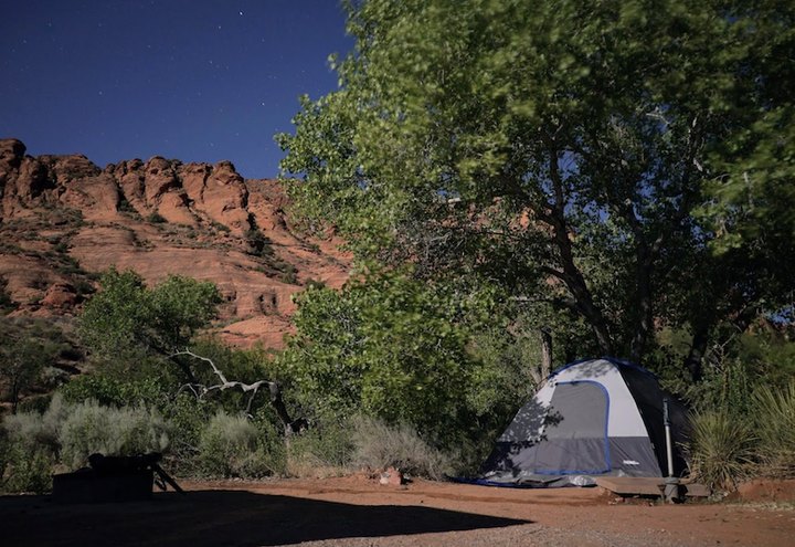 There Are Red Cliffs Hiding In A Utah Desert Where You Can Camp Year-Round