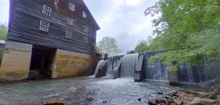 West Virginia's Most Easily Accessible Waterfall Is Hiding In Plain Sight At Cook's Old Mill
