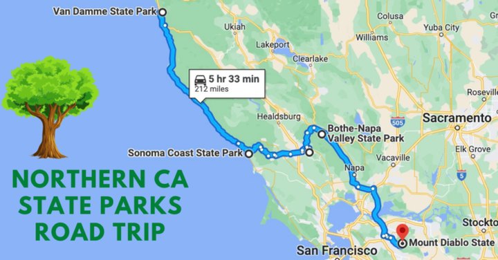 Take This Unforgettable Road Trip To 5 Of Northern California’s Least-Visited State Parks
