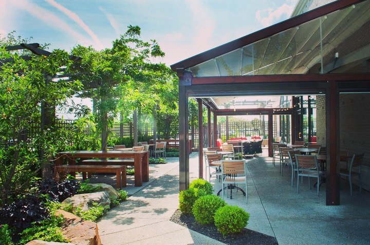 Late Harvest Kitchen In Indiana Has A Gorgeous Patio That Feels Like Dining In A Secret Garden