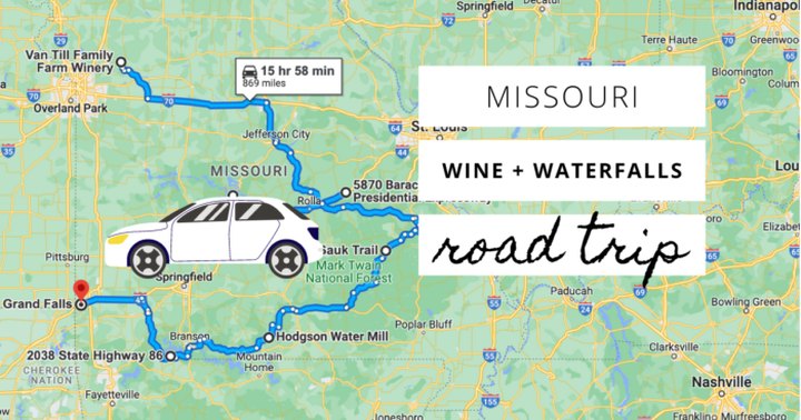 Explore Missouri's Best Waterfalls And Wineries On This Multi-Day Road Trip