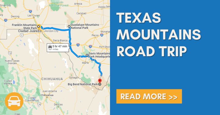 This Texas Mountain Road Trip Takes You To The Most Stunning Peaks You've Ever Seen