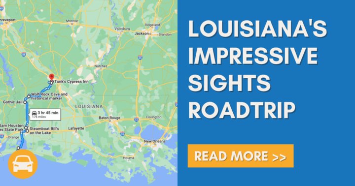 Take This Unforgettable Road Trip To Experience Some Of Louisiana’s Most Impressive Beaches, Caves, And More