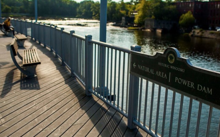 Take A Boardwalk Trail To The Winooski Waterfalls And Historic Sites In Vermont