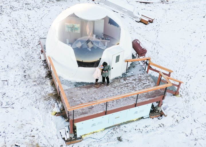There's A Dome Airbnb In Alaska Where You Can Truly Sleep Beneath The Aurora
