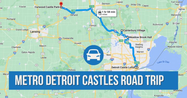 This Road Trip To The Most Majestic Castles Around Detroit Is Like Something From A Fairy Tale