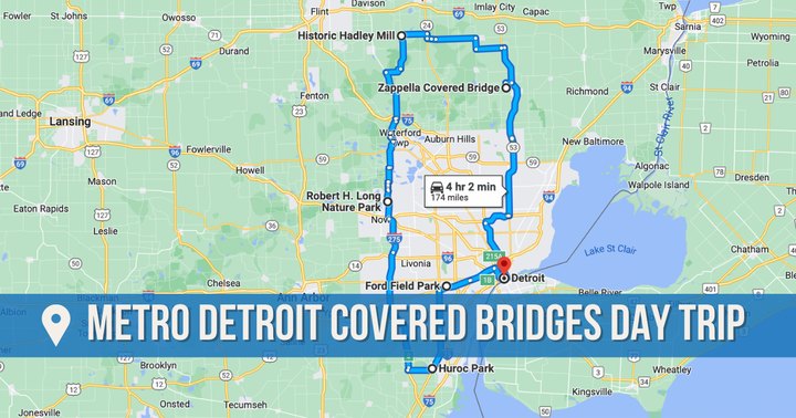 This Day Trip Takes You To 5 Covered Bridges Around Detroit And It’s Perfect For A Scenic Drive