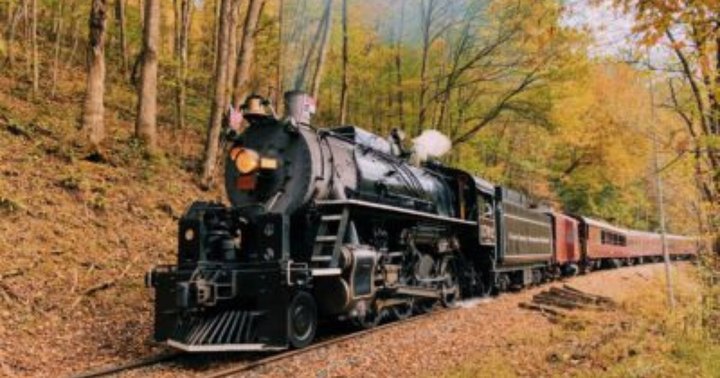 This North Carolina Train Ride Leads To The Most Stunning Fall Foliage You've Ever Seen