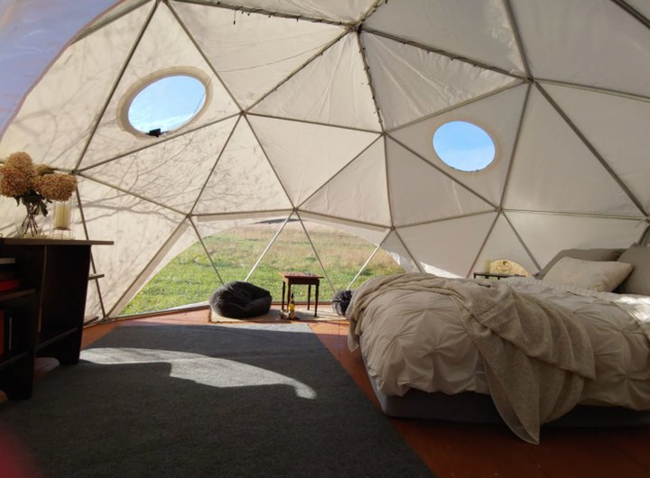 There's A Dome Airbnb In Virginia Where You Can Truly Sleep Beneath The Stars