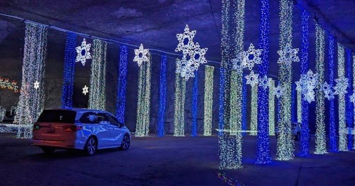 Visit Lights Under Louisville, A Unique Christmas Cave In Kentucky, This Season
