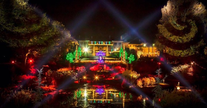 The Garden Christmas Light Display At Philbrook Museum In Oklahoma Is Pure Holiday Magic