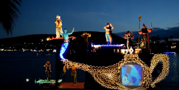 The Festival of Lights Christmas Boat Parade In Hawaii Is Straight Out Of A Hallmark Christmas Movie