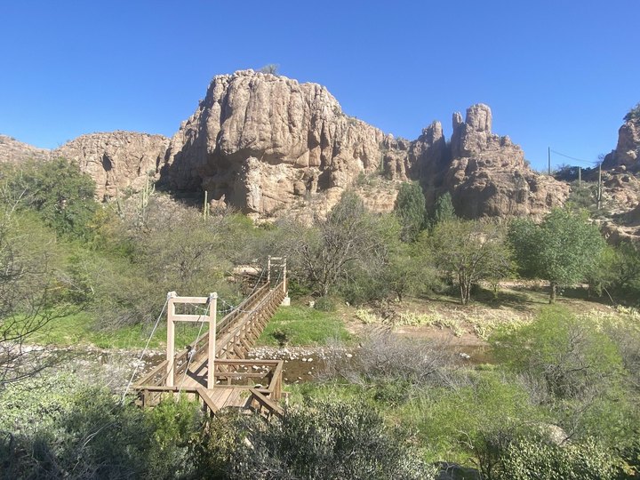 The Arizona Garden Where You Can Hike Across A Suspension Bridge And An Elevated Walkway Is A Grand Adventure