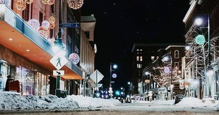 The Most Enchanting Christmastime Main Street In The Country Is Portland In Maine