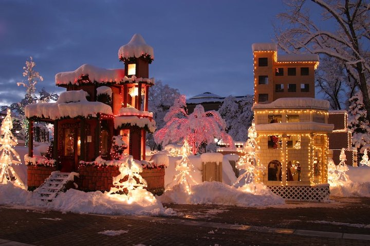 Walk Through A Winter Wonderland This Holiday Season At The Ogden Christmas Village In Utah