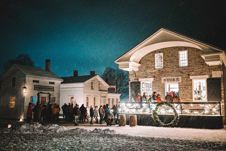 This New York Christmas Town Is Straight Out Of A Norman Rockwell Painting