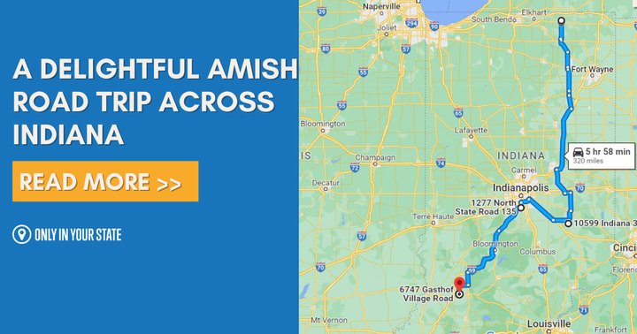 The Scenic Amish Country Route That Leads To 5 Old-Fashioned Bakeries, Furniture Stores, And More