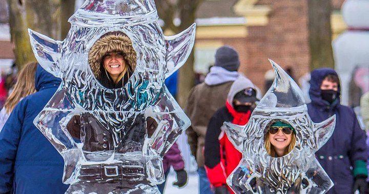 Marvel At More Than 60 Sculptures At Michigan's Most Magical Ice Festival This Winter