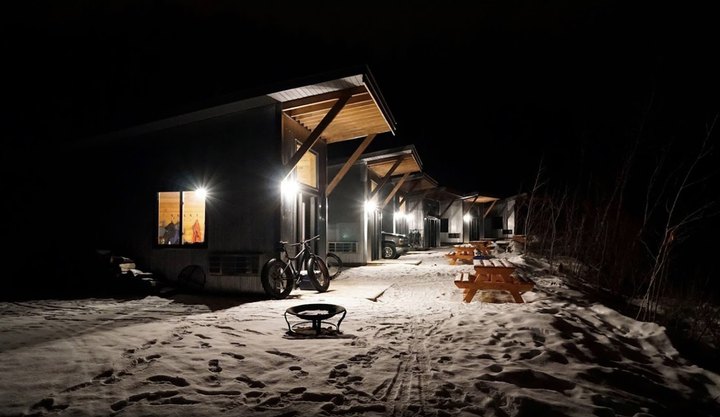 You'll Find A Luxury Glampground At True North Basecamp In Minnesota, It's Ideal For Winter Snuggles And Relaxation