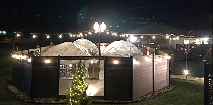 Unwind Inside A Private Igloo With A Glass Of Wine At Greater Cleveland's Carso Rosso Winery