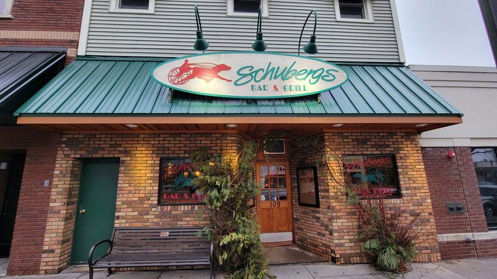 You'll Barely Be Able To Take A Bite Of The Massive Burgers At Schuberg’s Bar And Grill In Michigan