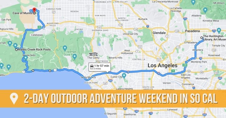 The Ultimate Weekend Itinerary If You Love Spending Time Outdoors In Southern California