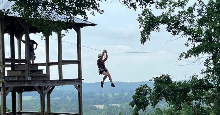 You'd Never Know There Is A Zipline Hiding In This 2-Million-Acre Forest In Texas