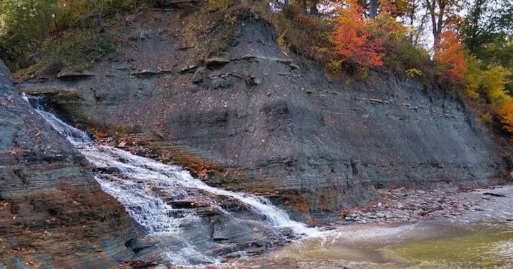 Columbia Park In Greater Cleveland Will Lead You Straight To A Lake Erie Waterfall