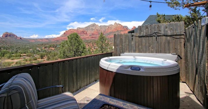 Get Away From It All At This Vacation Home With Its Own Hot Tub In Arizona
