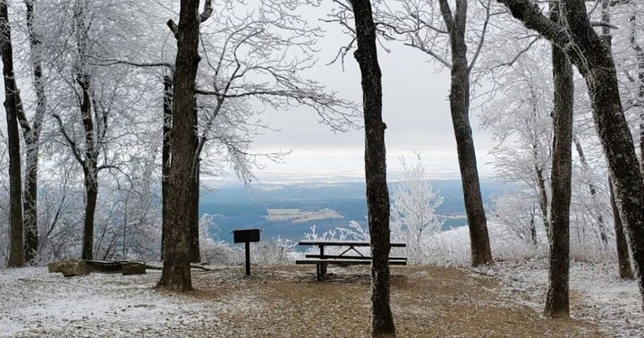 The 6-Mile Bear Hollow Trail Leads Hikers To The Most Spectacular Winter Scenery In Arkansas