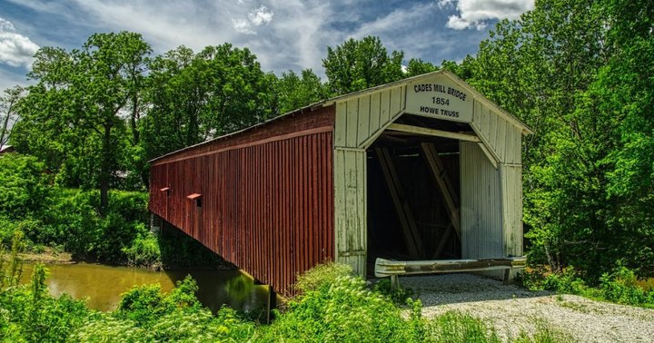 Crossing This 170-Year-Old Bridge In Indiana Is Like Walking Through History
