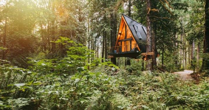 Stay In A Stunning A-Frame Overlooking The North Fork Skykomish River In Washington