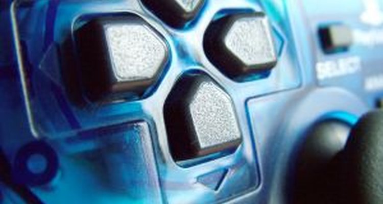 Close up of a PlayStation 2 controller