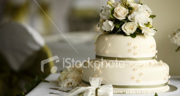 Comida para el buffet de una boda.