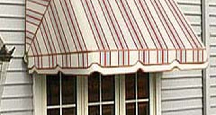 A common canvas window awning. Courtesy of anandinterior.com