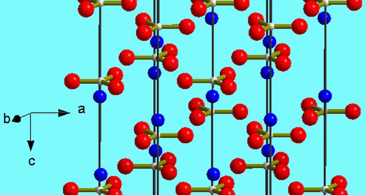 Calcium carbonate's crystalline molecular structure