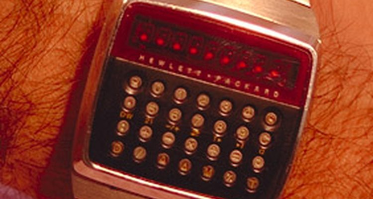 HP LED calculator watch of the 1970's