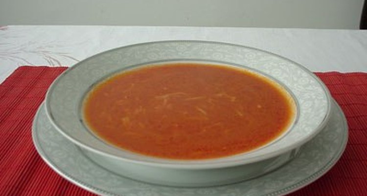 Hot, peppery tomato soup