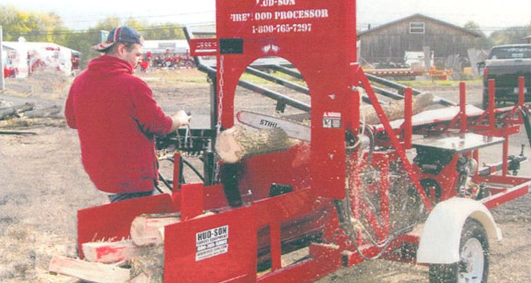 Commercial firewood processor
