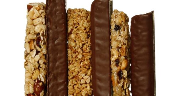 As barras de proteína podem conter açúcar demais e proteína de menos