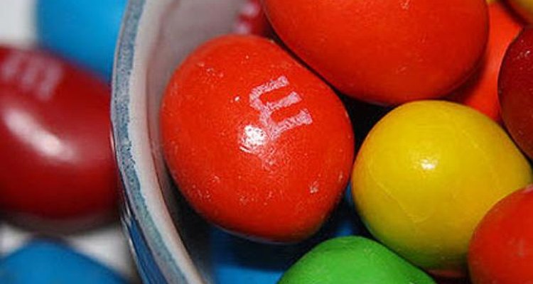 Estos dulces más sólidos tienen casi la misma cantidad de calorías que los M&M tradicionales.