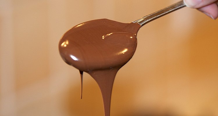 Chocolate fundido.