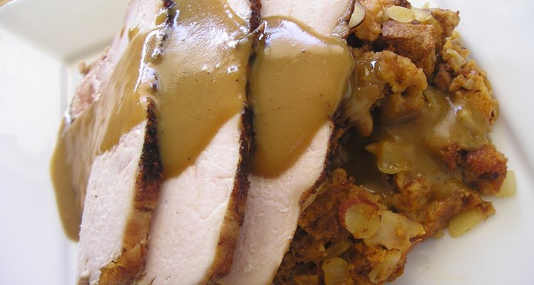 Turkey dinner with stuffing