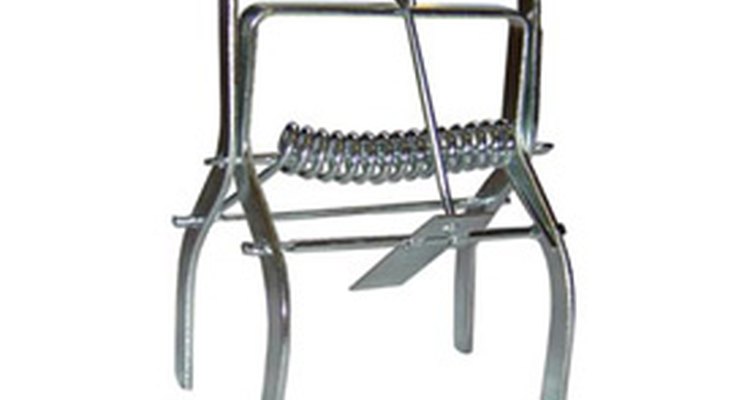 Choker traps are built to be low profile and not easily seen above the level of your yard.