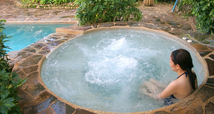 Homemade hot tub fragrance soothes and stimulates.