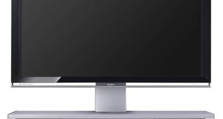 An LCD television.
