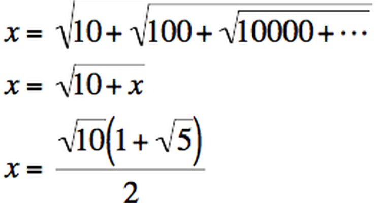 Geometrically Increasing Argument; Value Still Converges