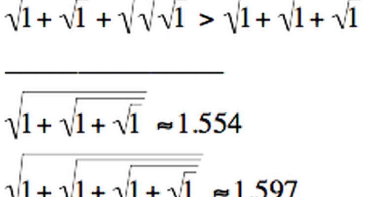 The Effect of Where 1 is Added