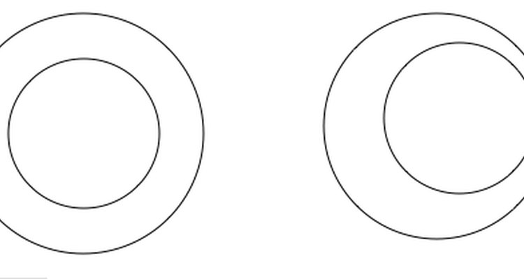 Concentric Circles Have the Same Center; Left Circles Are Concentric